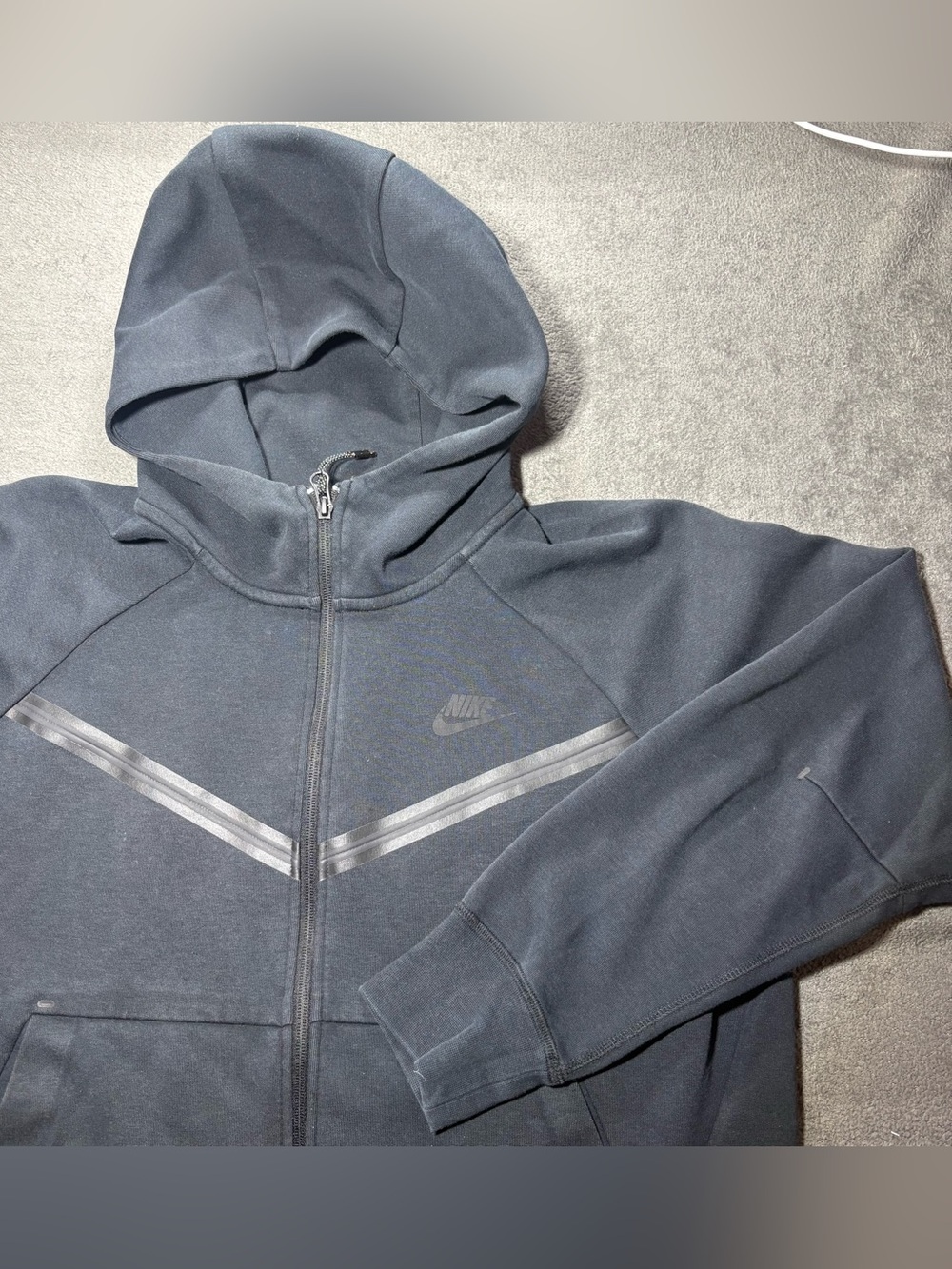 Nike Tech Fleece Oversized Full Zip Hoodie Women’s Large Gray